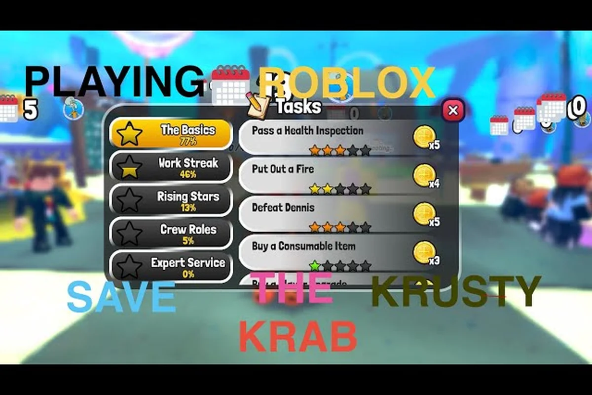 Item menu baru dan perubahan balance Save the Krusty Krab